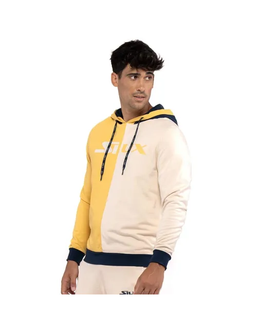 Sudadera Siux Hombre Superdie Beige Yellow | Ofertas de pádel